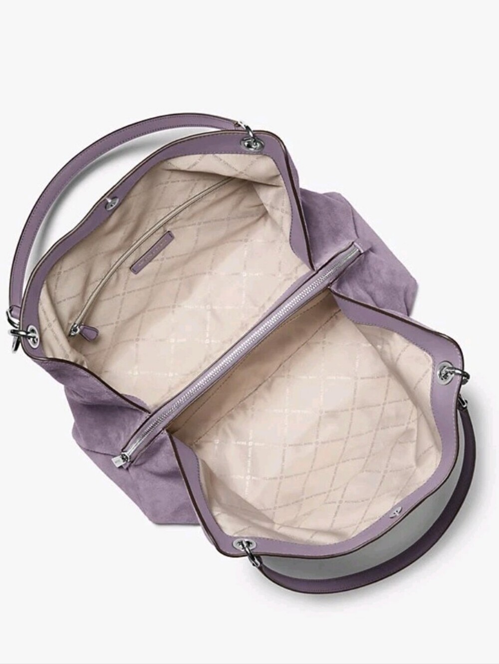 Michael Kors Christina Large Purple Shoulder Bag - Picture 6 of 10